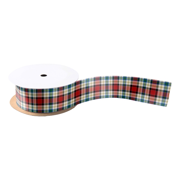 Dundee Dress tartan ribbon