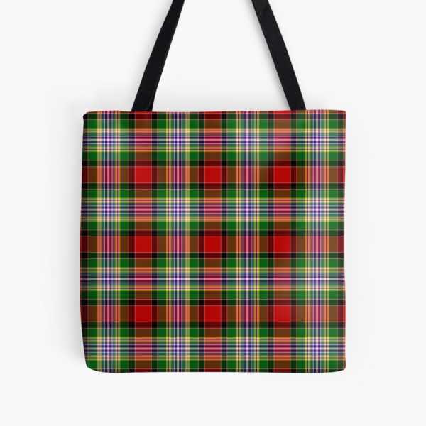 Dundee District tartan tote bag