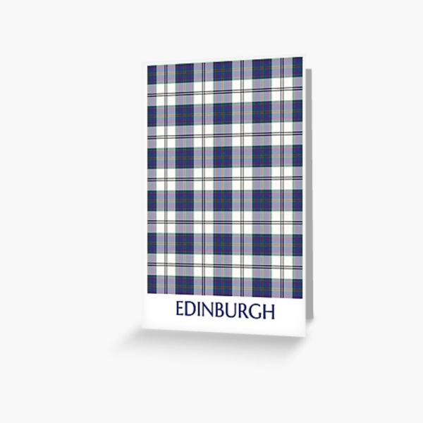 Edinburgh Dress Tartan Card