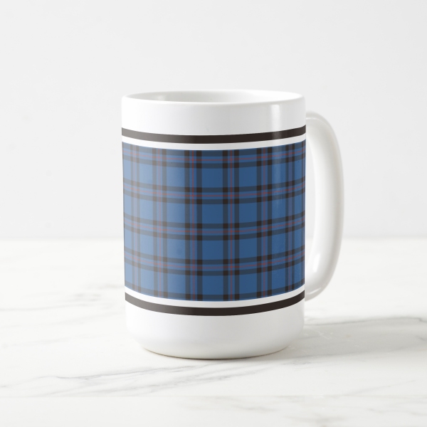 Elliot tartan coffee mug