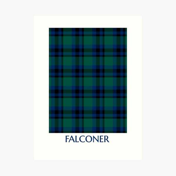 Clan Falconer Tartan Print