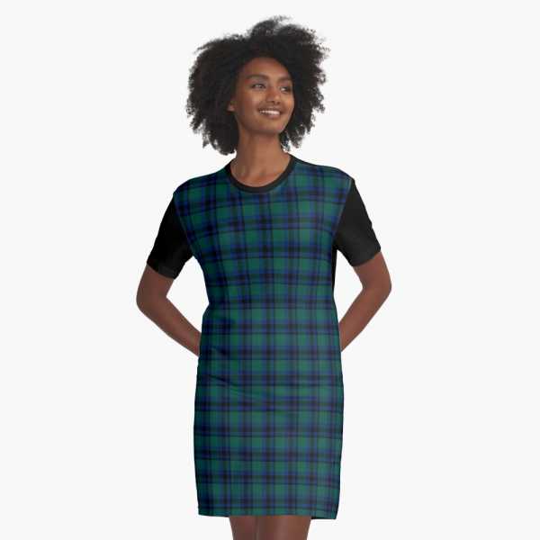 Falconer tartan tee shirt dress