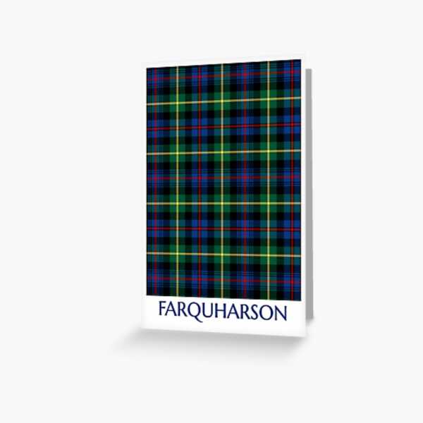 Clan Farquharson Tartan Card