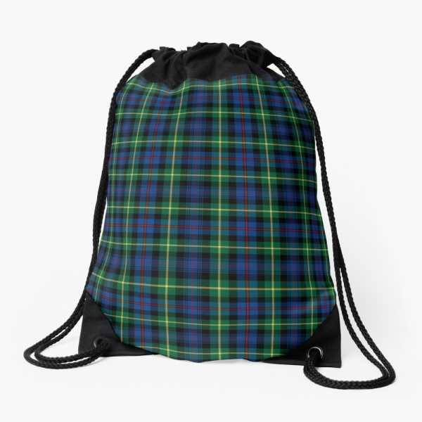 Farquharson tartan drawstring bag