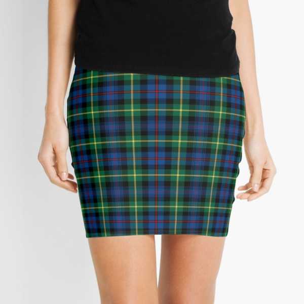 Farquharson tartan mini skirt