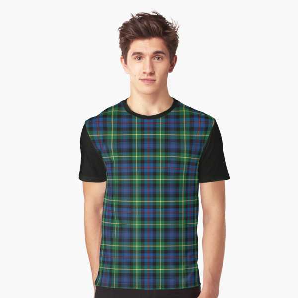 Farquharson tartan tee shirt