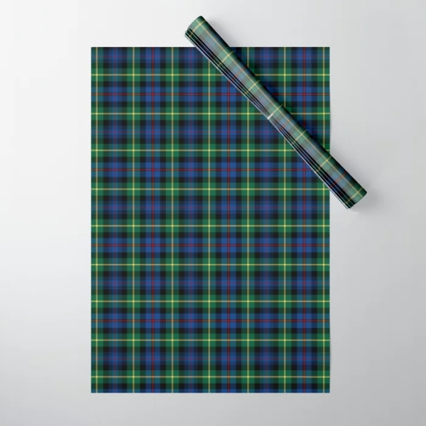 Farquharson tartan wrapping paper