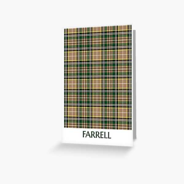 Clan Farrell Tartan Card