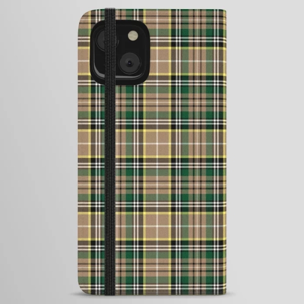 Clan Farrell Tartan iPhone Wallet Case