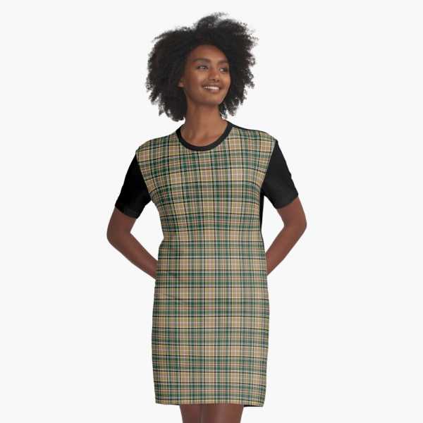 Farrell tartan tee shirt dress