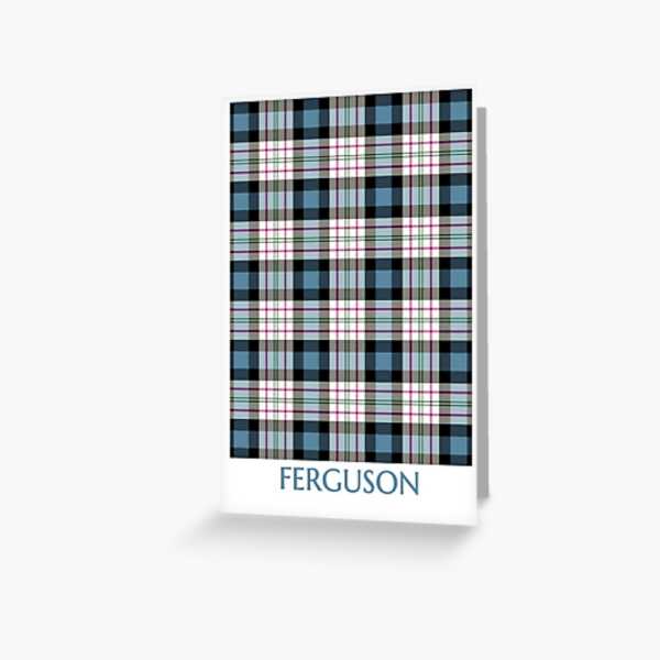 Ferguson Dress tartan greeting card