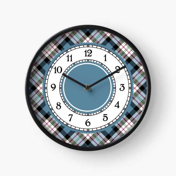 Ferguson Dress tartan wall clock