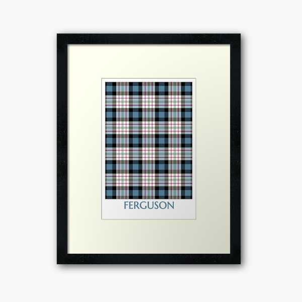 Ferguson Dress tartan framed print