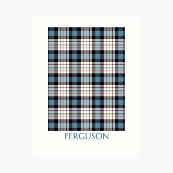 Ferguson Dress tartan art print