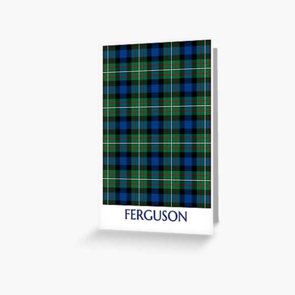 Clan Ferguson Tartan Card