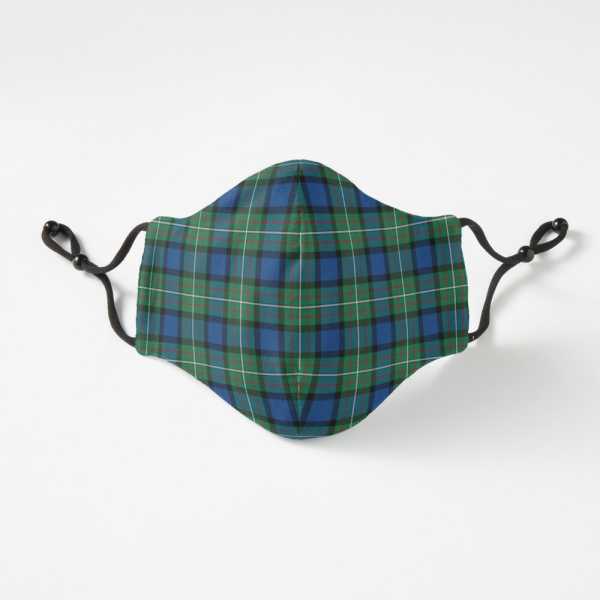 Ferguson tartan fitted face mask