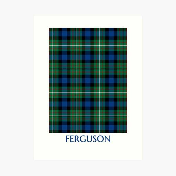 Ferguson tartan art print