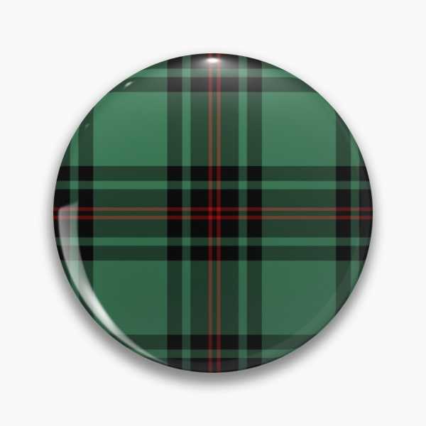 Fife District tartan pinback button