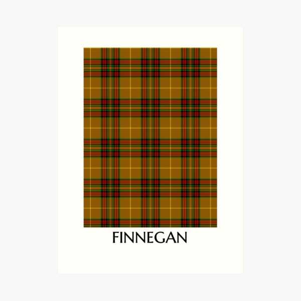 Clan Finnegan Tartan Print