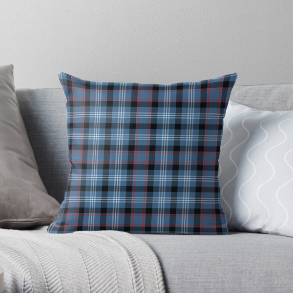 Fitzgerald tartan throw pillow