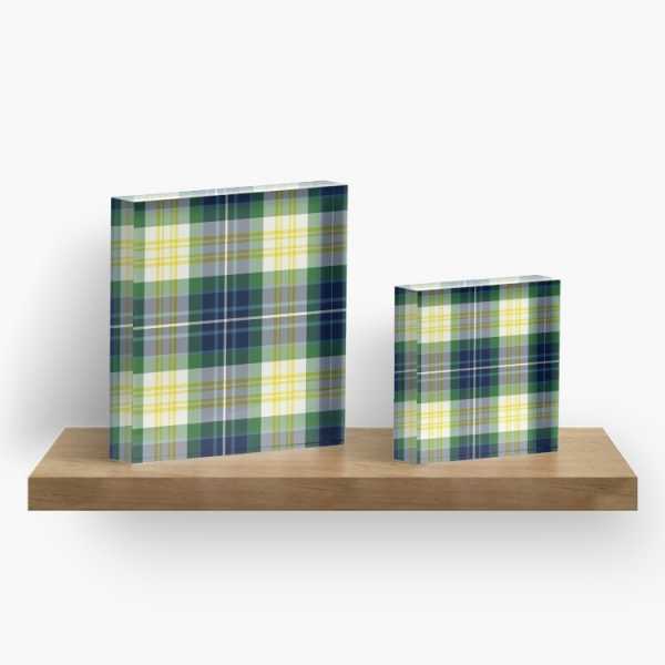 Fitzpatrick tartan acrylic block