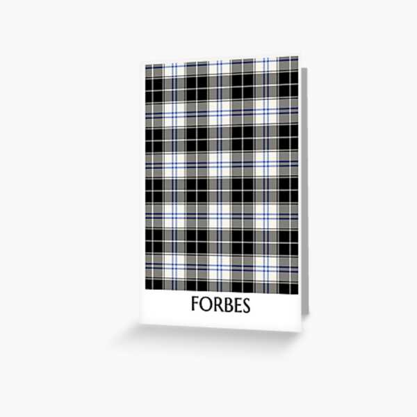 Clan Forbes Dress Tartan Card