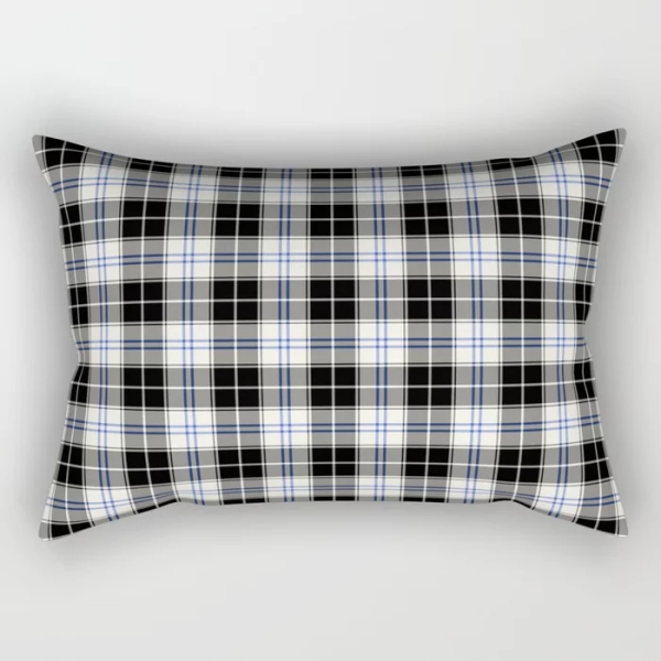 Forbes Dress tartan rectangular throw pillow