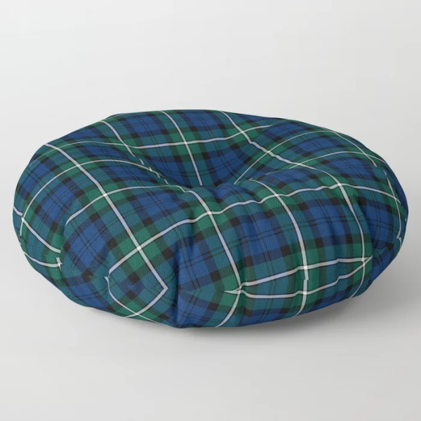 Forbes tartan floor pillow