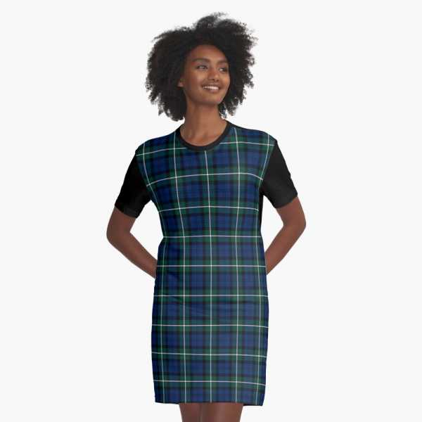 Forbes tartan tee shirt dress