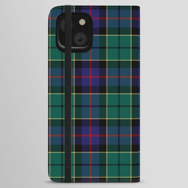 Clan Forsyth Tartan iPhone Wallet Case