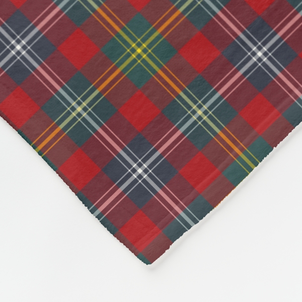 Foster tartan fleece blanket