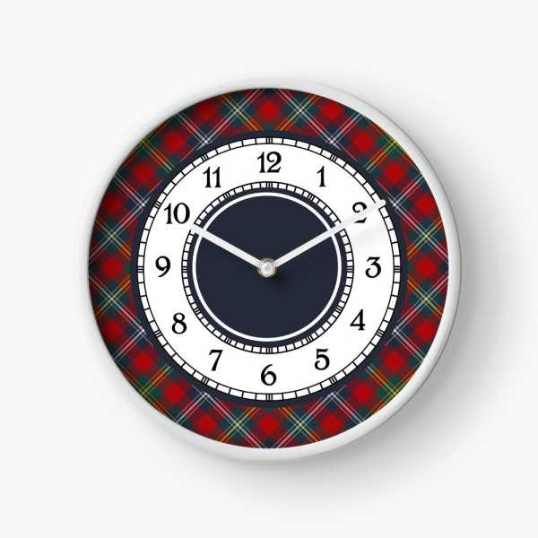 Clan Foster Tartan Wall Clock