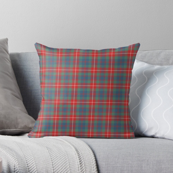 Clan Fraser Ancient Tartan Pillow