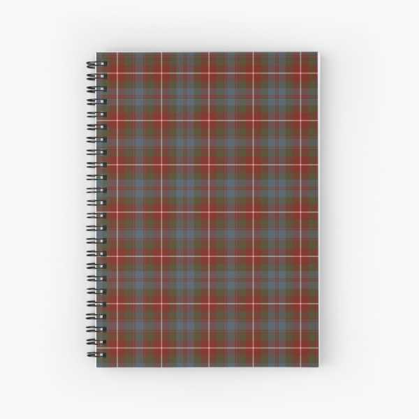 Clan Fraser Weathered Tartan Notebook