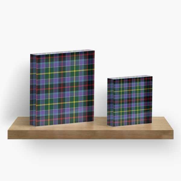 Galawater tartan acrylic block