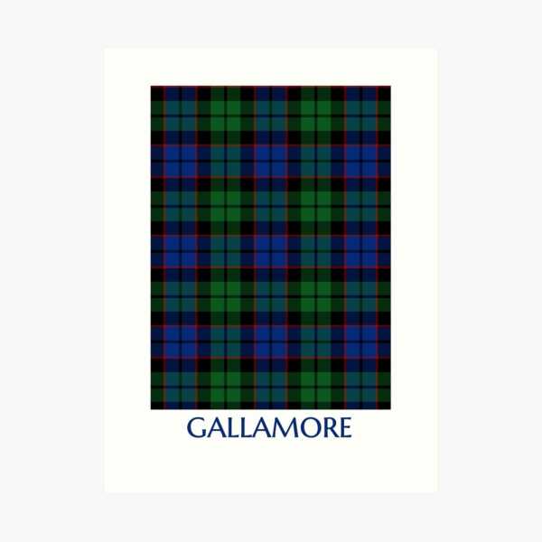 Clan Gallamore Tartan Print