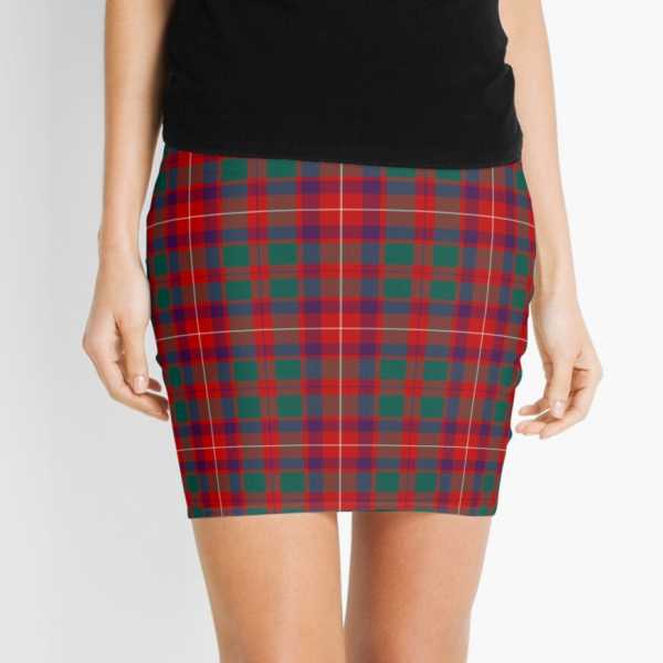 Geddes tartan mini skirt