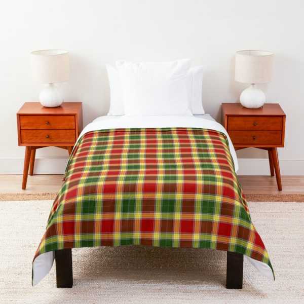 Gibbs tartan comforter