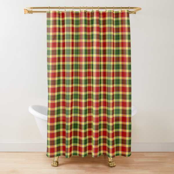 Gibbs tartan shower curtain