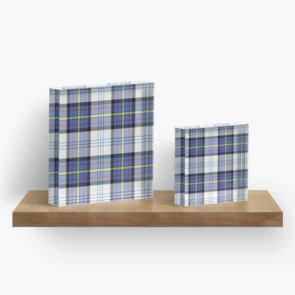 Gillies Blue Dress tartan acrylic block