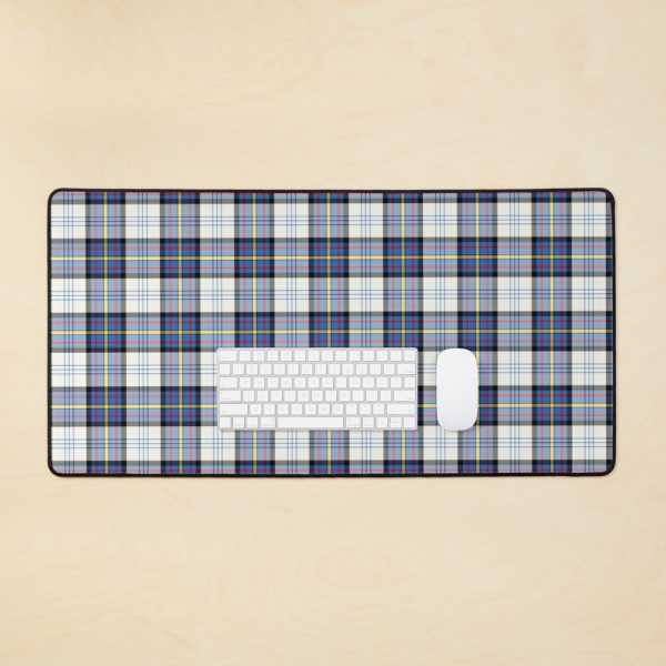 Gillies Blue Dress tartan desk mat