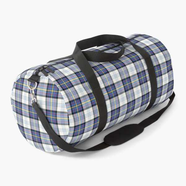 Gillies Blue Dress tartan duffle bag