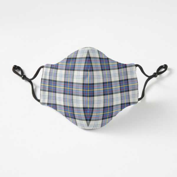 Gillies Blue Dress tartan fitted face mask