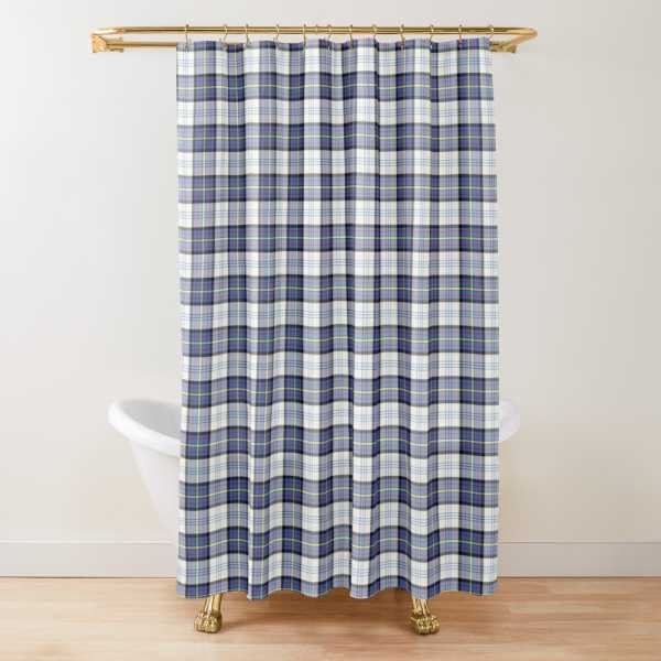 Gillies Blue Dress tartan shower curtain