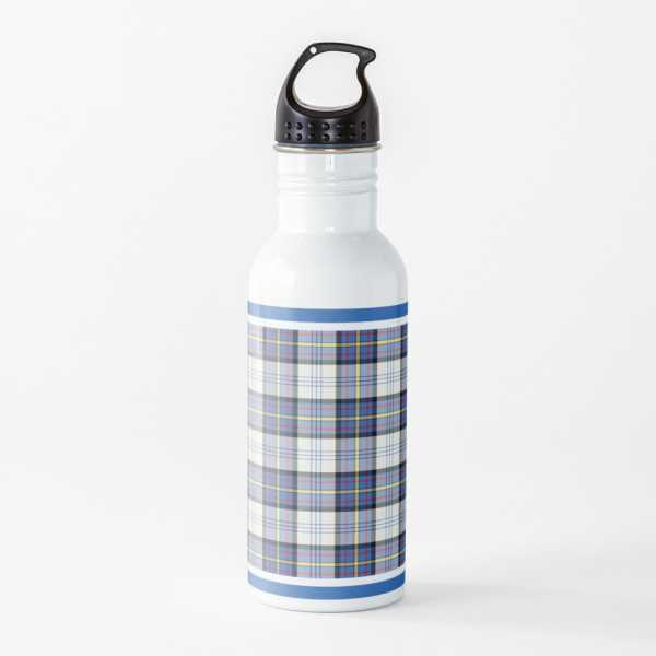 Gillies Blue Dress tartan water bottle