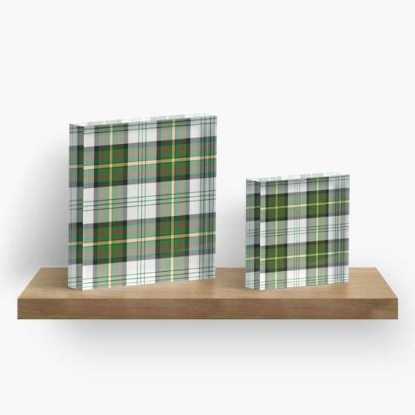 Gillies Green Dress tartan acrylic block