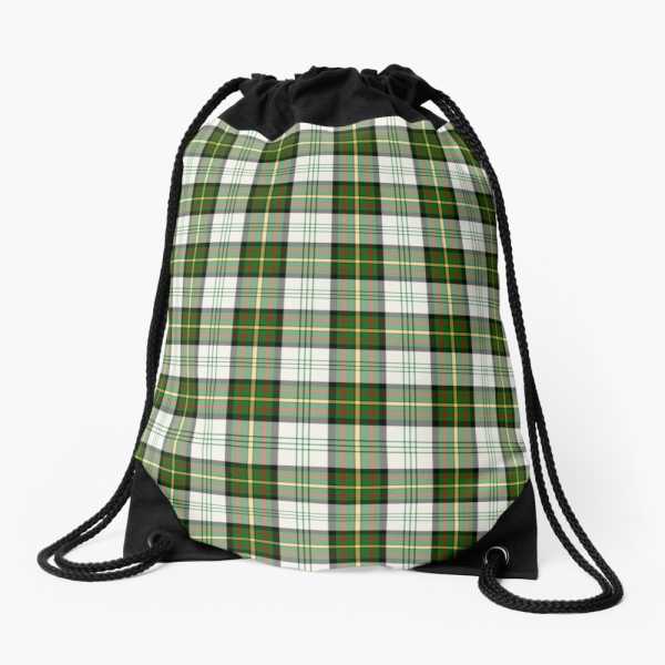 Gillies Green Dress tartan drawstring bag