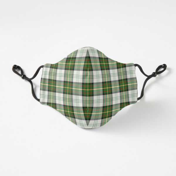 Gillies Green Dress tartan fitted face mask