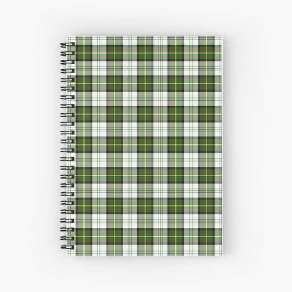 Gillies Green Dress tartan spiral notebook