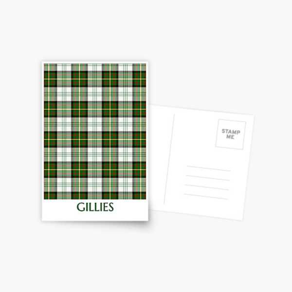 Gillies Green Dress tartan postcard